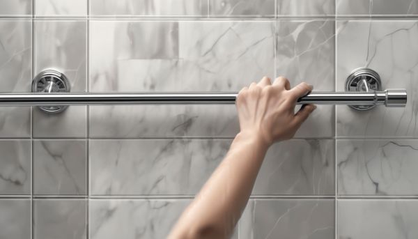 Installer une barre de maintien douche pour plus de sécurité
